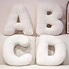 Shapeazy Letter Plush Pillow, Letter Hugging Throw Pillows, Decorative Initial Letter Shaped Throw Pillows for Bed Couch, Letter Pillows English Alphabet A to Z for Sofa Bedroom Living Room Decor (A) #2