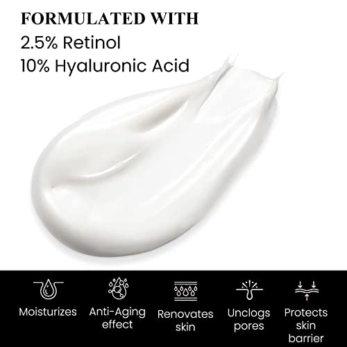 Retinol Face Cream with Hyaluronic Acid & Vitamin E - Image 4