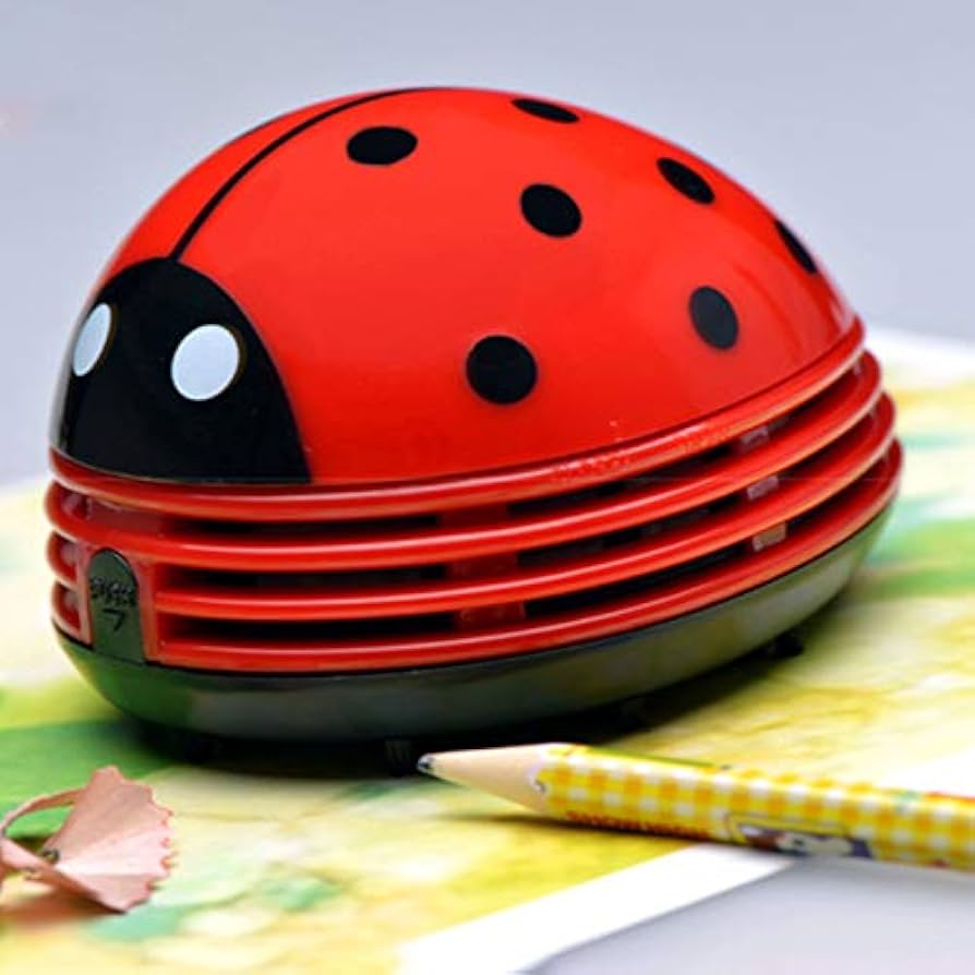 卓上クリーナー てんとう虫 卓上そうじ機 強力吸引 ミニクリーナー Amazon | 卓上クリーナー てんとう虫 卓上そうじ機 強力吸引