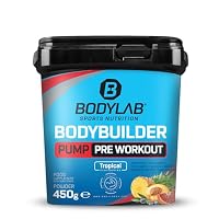 Bodylab24 – Bodylab24 Bodybuilder Pump Pre Workout Tropical 450g, mit L-