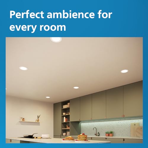 Image of PHILIPS 10W 3in1 Round AstraGlow Pro LED Ceiling Light | Slim Surface Panel for Home & Office | Energy Efficient Bright LED Fixture | Pack of 6