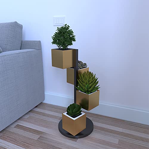 Image of DECOWORLD || Step Planter for Indoor, Living Room, Balcony or Outdoor|| Elegant Planter for Multiple Pots || Plant stand for Pots and Flowers || 4 Step Planter stand for Home decor