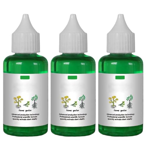 Estimulador de raíces para plantas Estimulador de raíces para plantas 3 botellas 50ML de para y flores Hormona de enraizamiento para esquejes Solución líquida de activación