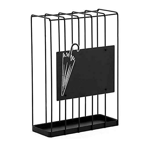 Porte-parapluie métallique CHEWYNP, support de stockage de hall et maison - 2