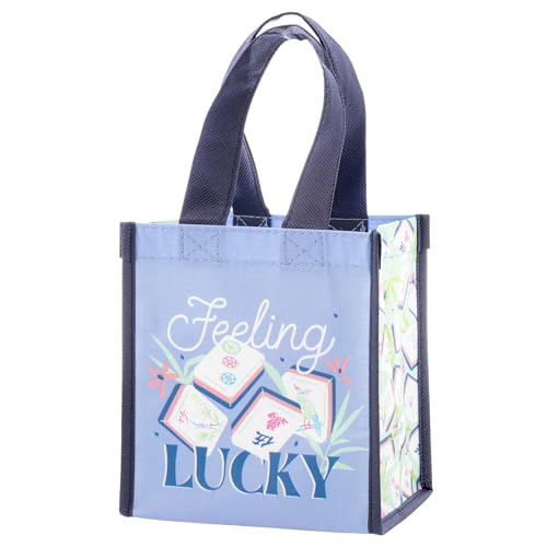 Karma Reusable Gift Bags, Tote Bag and Gift Bag with Handles, Perfect for Christmas and Party Bags RPET 1 Feeling Lucky