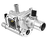 EVIL ENERGY Engine Coolant Thermostat Housing, Aluminum Thermostats Kit Compatible with 2011-2016 Chevrolet Cruze 2012-2018 Chevrolet Sonic 1.8L 1.6L 2013-2020 Chevy Trax, 25192228, 902-033