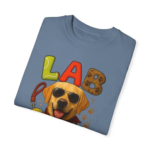 Lab Mama: Cool Labrador Retriever Portrait Comfort Colors3