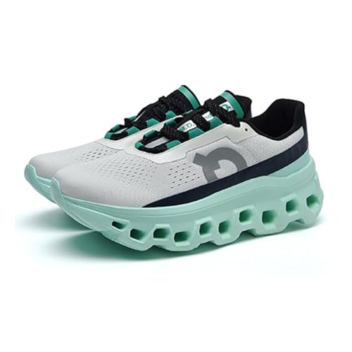 Men's Fashion Sneakers Breathable Mesh Running Shoes Cushioned Athletic Sneakers Non Slip Soft Sole Casual Athletic Walking Shoes