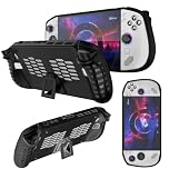 CONAPIKA Protective Case for Lenovo Legion Go S Gaming Console, with Stand Function, Soft Flexible TPU Silicone Anti-Scratch Non-Slip Shock-Absorption Rugged Bumper Cover, Black