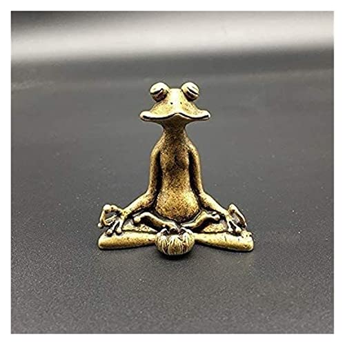 Accessoires de table grenouille ornement laiton sculpté flore fleur