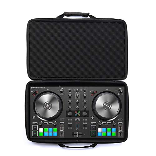Preisvergleich Produktbild HELLOO HOME Tragekoffer Koffer Wasserdicht Explosionsgeschützter Koffer Tragbarer Tragekoffer für DJ-Controller Traktor Kontrol S2 Mk3 Aufbewahrung Stoßfeste Tasche Spritzwassergeschützt