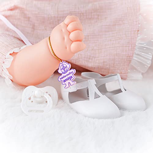 Boneca Meu Bebê Vestido Lilás 60 cm - Estrela