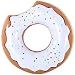 Donut Float, Inflatable Donut Pool Float Chocolate, Pool Beach Toy Kids, Donut Ring 33 Inches