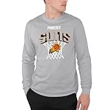 Phoenix Suns Nothing But Net - NBA Adult Long Sleeve Fan T-Shirt for Men & Women Athletic Heather