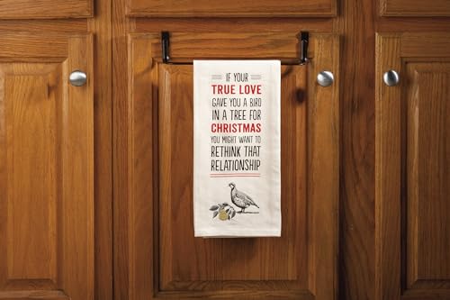 Primitives-by-Kathy-Decorative-Kitchen-Towel-If-Your-True-Love-Gave-You-Bird-in-TreeRethink-Relationship-Fun-Christmas-Theme Primitives by Kathy Decorative Kitchen Towel If Your True Love Gave You Bird in TreeRethink Relationship Fun Christmas Theme