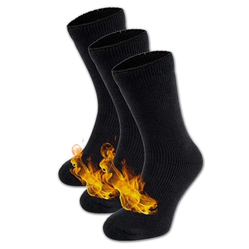 Chaussettes thermiques laineuses pour rester au chaud à la maison et en extérieur en hiver