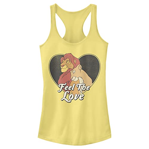 Disney Women's Feel The Love Shirt, Banana, X-Large