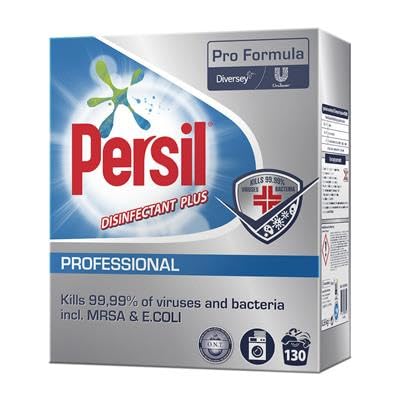 Persil Pro Formula Disinfectant Plus - 130 Wash - 8.55kg - Disinfectant fabric wash detergent powder active at 40°C.