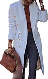 Design croisé classique – Comprend un col à revers cranté, des manches longues et une fermeture croisée intemporelle qui flatte toutes les morphologies, offrant une silhouette habillée élégante pour les occasions formelles ou les tenues de bureau quotidiennes