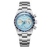 ADDIESDIVE Orologio Cronografo da Uomo da Gara, Movimento VK63, Vetro Bolla K1, Impermeabile 100 M, BGW9, Luminoso, in Acciaio Inossidabile, Orologio da Uomo per Affari e Moda, Sportivo