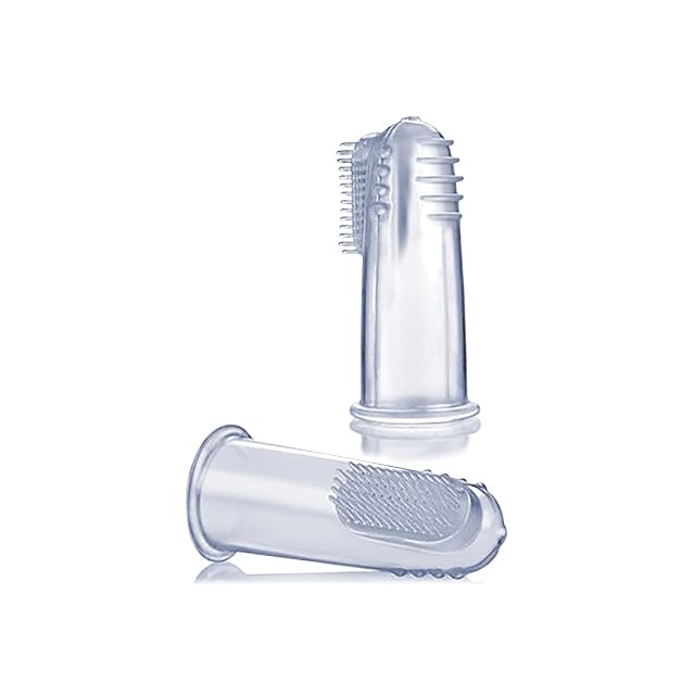 Artero 2 Cepillos de Dientes de Dedo para Perros y Gatos de Silicona. M y L