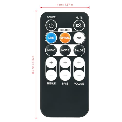 Télécommande de rechange compatible barre de son iLive IT153B