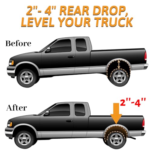 GDYDI Kit de manilhas e ganchos de 5 a 10 cm compatível com Dodge RAM 2500 3500 2WD 4WD 1994-2002 co