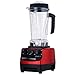 YUYAXBS Blender Smoothie Maker pogrubione szkło odporne na wysoką temperaturę stal nierdzewna kruszarka do lodu 2 l szklany dzbanek młynek wielofunkcyjne jedzenie smoothie blender, czerwony