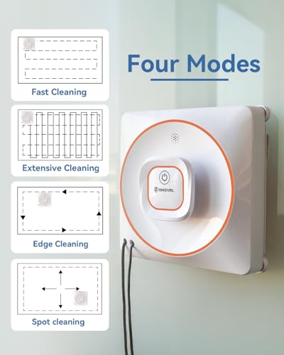 Window Cleaner Robot 8000Pa Auto Spray Anti-Fall Rope for High Rise - Image 5