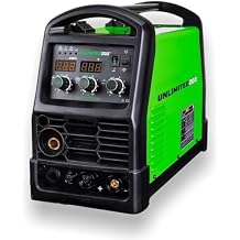 200 Amp Multiprocess Welder Model 57862 MIG TIG Stick, Dual Voltage 120/240V, Inverter, Inductance Control, Portable, Spool Gun Ready, Compatible with Titanium Multi-process UNLIMITED 200