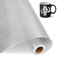🎄「Size & Features」- 30.5 cm x 457.5 cm (12 inches x 15 feet) Brushed silver vinyl roll for DIY. The vinyl has enough stickiness and easy to cut feature which works best on smooth, sturdy surfaces. You can use it in a variety of customized ways; For e...
