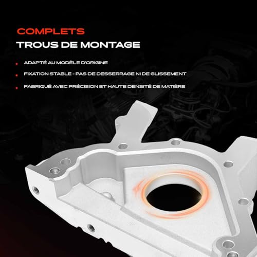 Couvercle frontal Frankberg 038103153D pour courroie de distribution