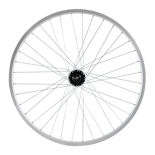 Image of Hiland 26 inch 27.5 inch 28 inch x1.75 inch Alloy Bike Rim for 1.75 to 2.215 Inch Wide Tire, Front & Back MTB Wheelset with 7 Speed Freewheel, Bolt On Axle, Bicycle Accessories for Adult Bikes