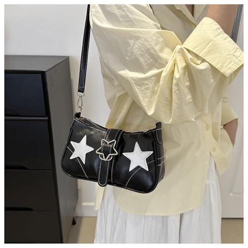 Cute Y2K Handbag Purse, Aesthetic Star Shoulder Bag for Women Trendy2