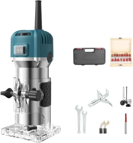 BLINGOOD �d���؍ރg���~���O �}�V���̓R���p�N�g�Ōy�ʂł���A�؍ނ̌������A�ؒf�A�����A�����A�a����ɓK���Ă��܂�220V (A,�i�v���X�`�b�N�{�b�N�X�j+�X�g���[�g�i�C�t* 1 +�t���C�X�J�b) [���s�A���i]