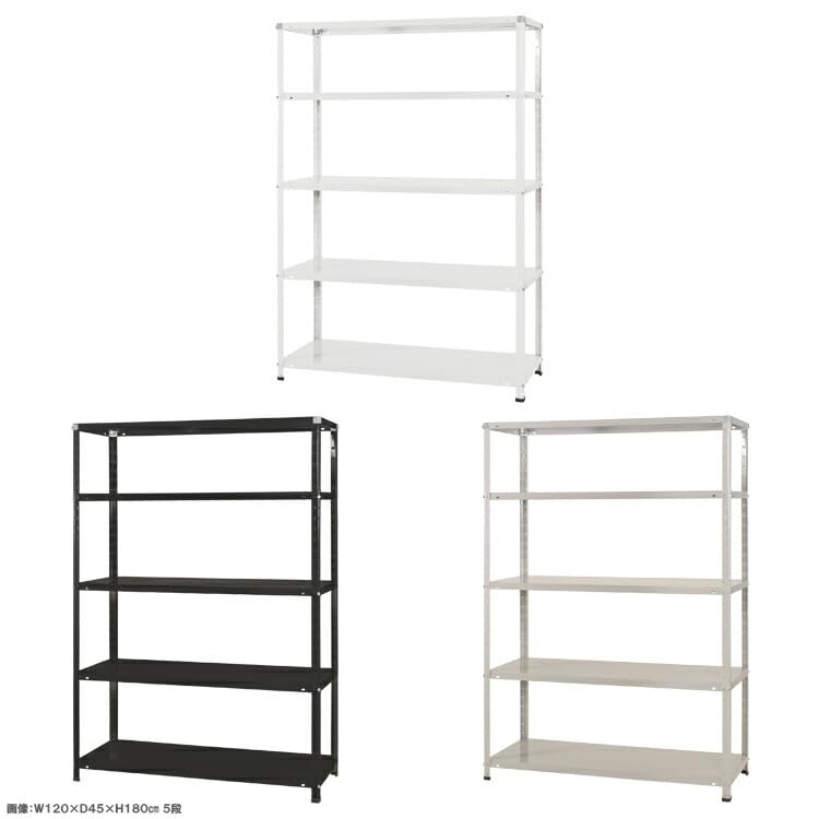 Amazon｜スチールラックのキタジマ KT-6-18 幅120×奥行60×高さ180cm