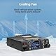 Retevis RT95 Mini Mobilgerät Dualband Amateurfunk, Ham Radio 200 Kanäle, Chirp, 5W/15W/25W DTMF 5Tone, Funkgerät Auto-Transceiver (Schwarz)