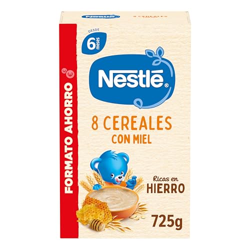 Nestlé Nestle Papilla 8 Cereales con Miel, 725 g