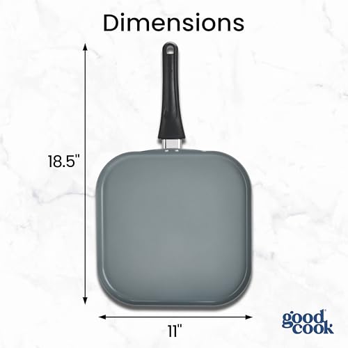 GoodCook 11-Inch Ceramic Griddle Pan