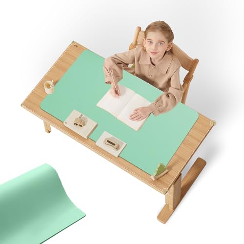 Tapis de bricolage extra large en silicone pour enfants - Tapis de bricolage pour moulage en résine - Peinture - Protection de table - Sous-main antidérapant...