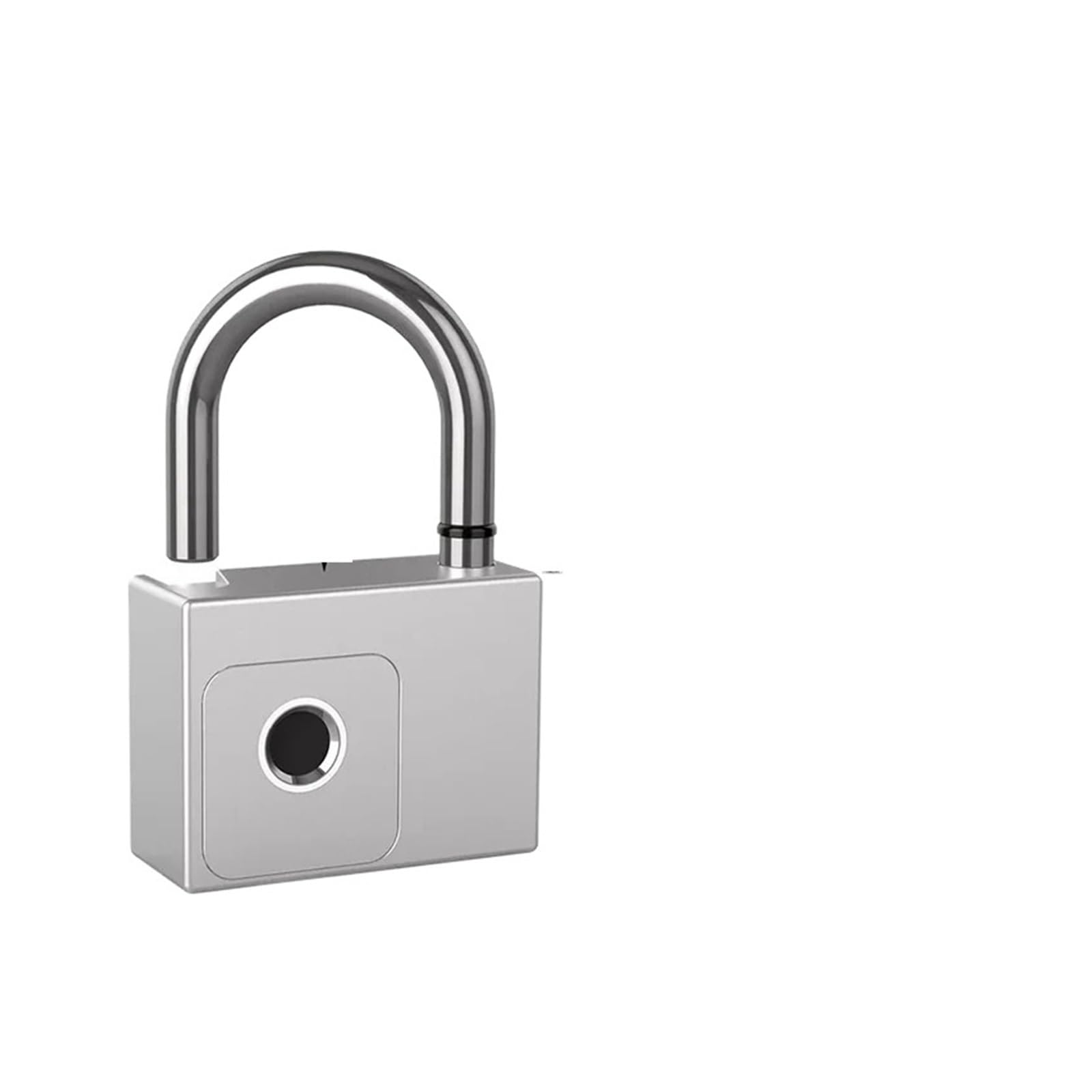 DIGNIFE Smart Door Lock, Smart Fingerprint Padlock Waterproof Bluetooth App Control for Locker and Gate(Silver)
