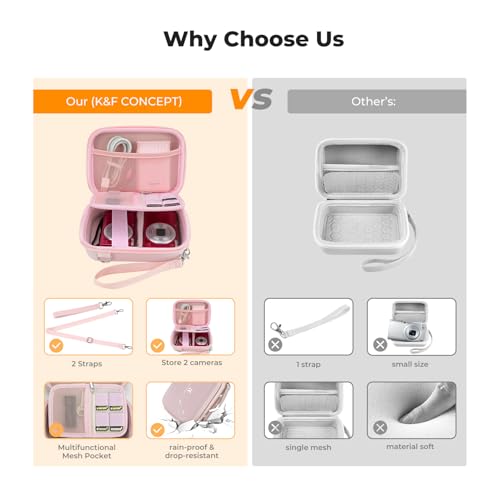 Image of K&F CONCEPT Carrying Case for Digital Camera, Hard Shell Protective Case