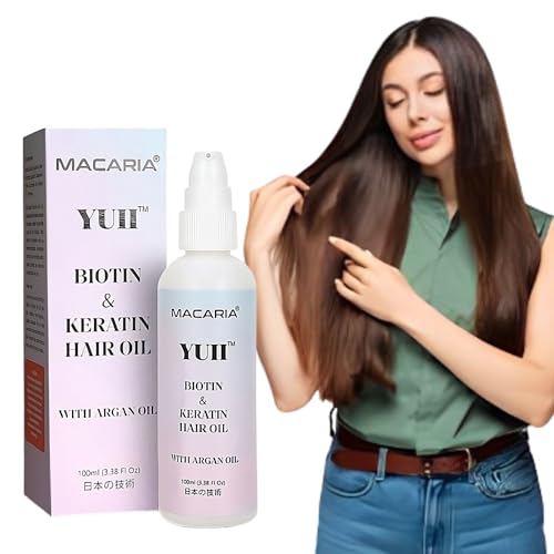 YUII Biotin hair Oil With Argan Oil For Fast Growth Hair Biotin Hair Oil Growth