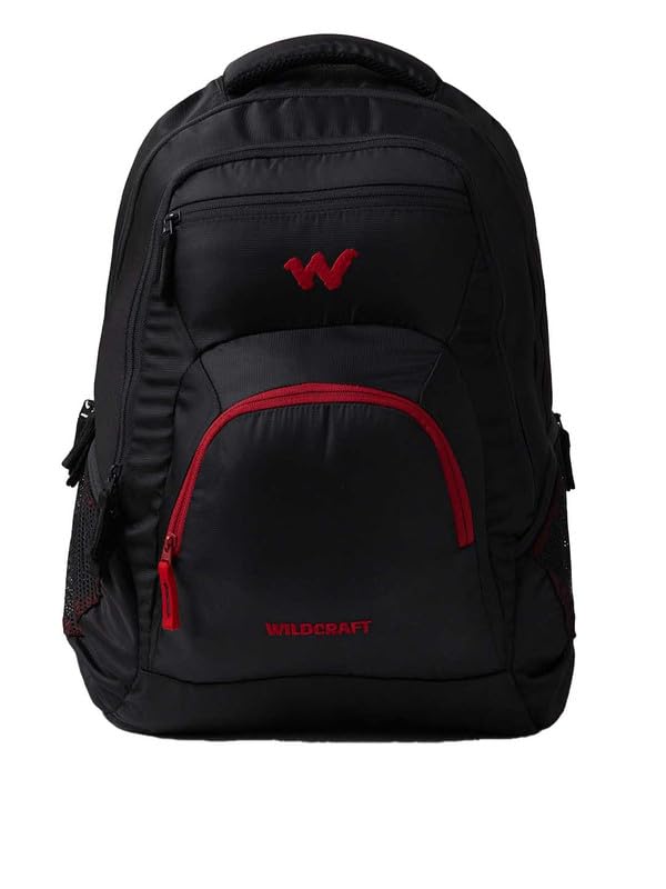 Wildcraft Unisex 2 Compartment Zip Closure Backpack (Black_Free Size) 30 Liters Wildcraft Unisex 2 Compartment Zip Closure Backpack (Black_Free Size) 30 Liters