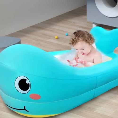 Baignoire bébé gonflable avec port drainage pour un bain sécurisé - 2