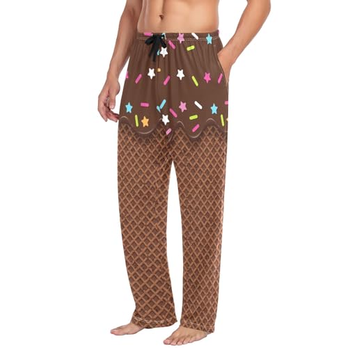 Waffle and Wafer Mens Pajama Pants Mens Pj Pants Comfy Cotton Pj Long Pant for Men with Pockets Size S-XXL4