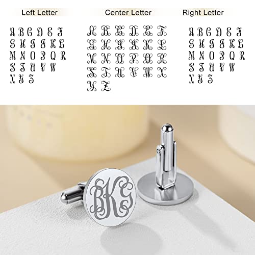 Custom4U Gemelli per Uomo Personalizzati con Foto