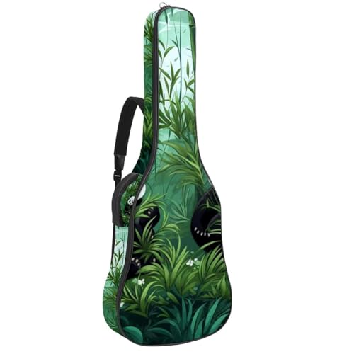 Sac de guitare acoustique imperméable : grand étui de transport 101.6 cm style sac à dos
