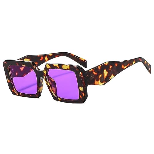 Lunettes de soleil femmes rétro carré mode lunettes nuances grand format