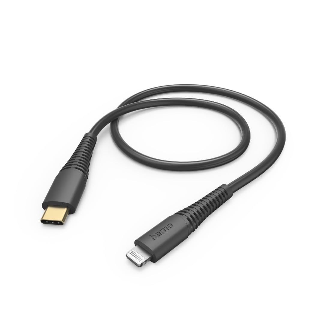 Câble USB pr iPhone/iPad av. connect. Lightning, USB 2.0, métal, 0,75m